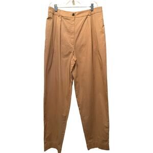 NEW Tagged The Drop Women's Pleated Front Baggy Relaxed Khaki Pants Size L